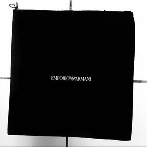 EMPORIO ARMANI X GIORGIO ARMANI Luxury Black Dust Bag